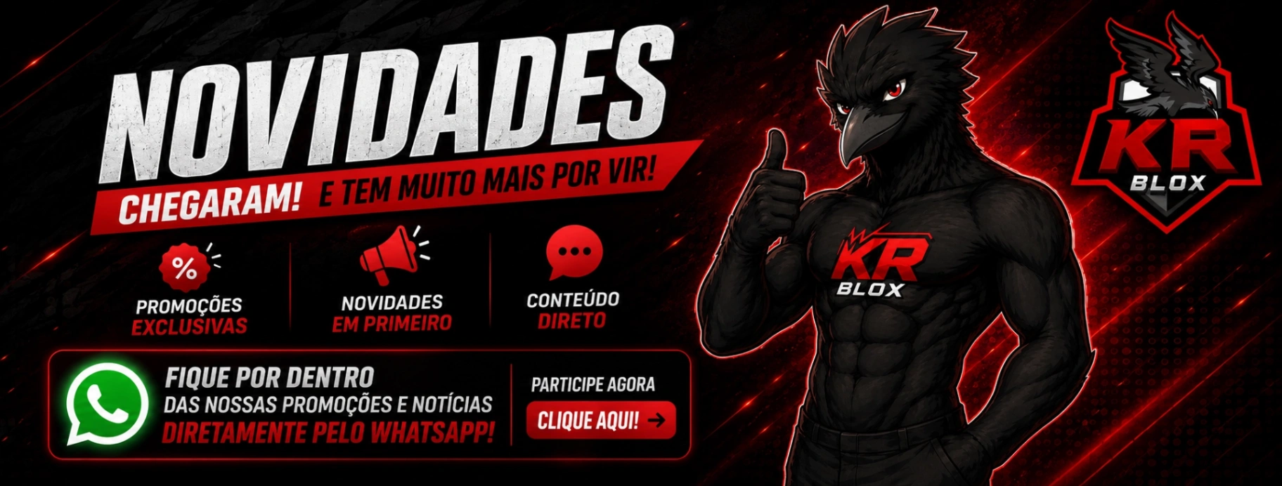 Fique por dentro das novidades!